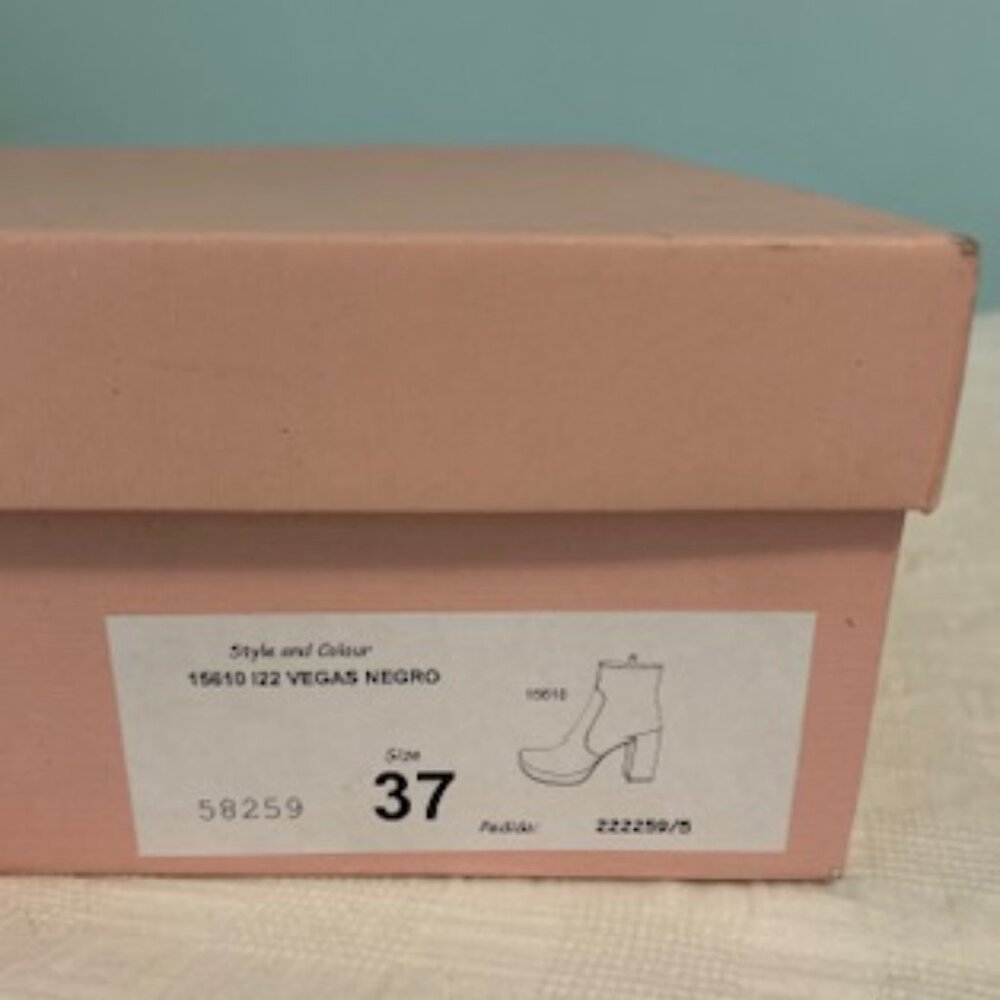 Italian Designer Leather Ankle Platform Boots Size 7---Brand New! - Picture 10 of 12